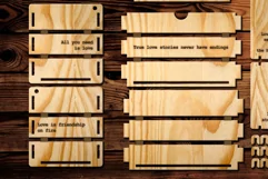 LOVE box for the best moments SVG| for Laser and Cutting Product Image 4