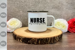 Nurse Life SVG Design / Nurse - Care - Inspire - Heal SVG Product Image 3