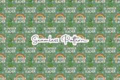 St Patrick Teacher Seamless Patterns Product Image 7