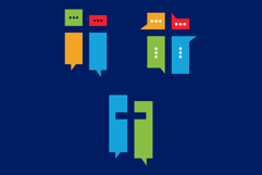 Cross Church Chat Logo Design Product Image 3