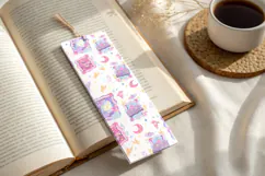 Coquette Witchy Celestial Pattern, Kawaii Mystic Tile Product Image 3