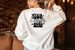 Gildan 18000 Crewneck Mockup, Oversized Mockup Model Mockup Product Image 1