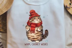 Animal Christmas Sublimation, I Believe In Santa And PNG Product Image 2