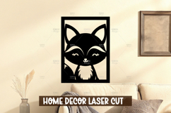 Baby Animal Wall Art SVG for Nursery Room Decor Laser Cut Product Image 1
