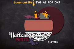 Happy Halloween Sign SVG laser cut file for Glowforge Product Image 3