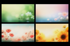 Soft Focus Floral Grain Texture Backgrounds Product Image 2