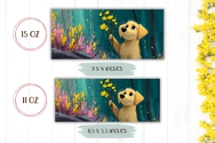 Cartoon Dog Mug Design, Cute Dog Mug Template Product Image 2