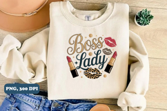 Boss Lady Png sublimation, png design Product Image 2
