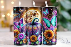 Halloween Pumpkin Tumbler Wrap | Sublimation | Tumblers Product Image 1