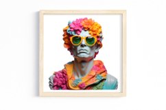 Colorful God Greek Statues Sublimation, Watercolor Clipart Product Image 2