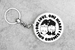 One love,one heart two gnomes SVG, Valentine's Day SVG Product Image 2