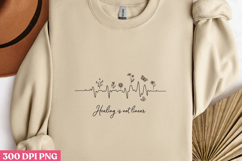 Healing is not linear PNG, Mental Health Sublimation PNG Product Image 3
