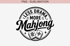Mahjong quote png design for T-shirts Product Image 2