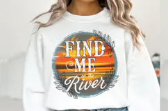 Find me on the River svg | Svg Files for Cricut | Shirt Svg Product Image 1