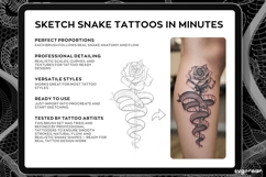 Snake Tattoo Brushes for Procreate | Tattoo Shading | Stamps Product Image 2
