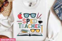 SPED TEACHER PNG, Teacher Sublimation Bundle PN Product Image 3