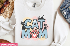 Cat Mom PNG, Cat Mom Sublimation PNG Product Image 3