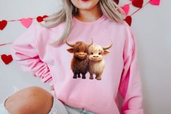 Couple Animal Valentines Day Clipart, Watercolor Couple Product Image 2