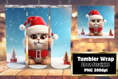 3D Christmas Magic Cute Cartoon Tumbler 20oz Product Image 1