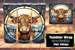 Yuletide Stained Glass 3D Christmas Glow 20oz Product Image 1