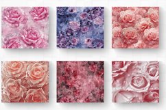 Frosted Rose Tumbler Wrap, 20oz Skinny Tumbler Wraps Product Image 2