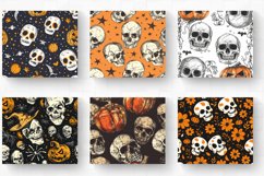 Halloween Skull Greeting Tumbler Wrap, 20oz Skinny Tumbler W Product Image 2