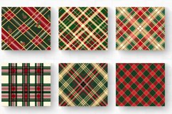 Christmas Plaid Tumbler Wrap, 20oz Skinny Tumbler Wraps Product Image 2