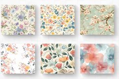 Pastel Floral Book Tumbler Wrap, 20oz Skinny Tumbler Wrap Product Image 2
