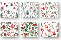 Watercolor Christmas elements Tumbler Wrap, 20oz Skinny Tumb Product Image 2