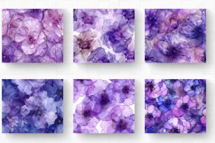 Lavender Alcohol Ink Flowers Tumbler Wrap, 20oz Skinny Tumbl Product Image 2