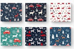 Reindeer santa cars Snowflakes Christmas Tumbler Wrap, 20oz Product Image 2