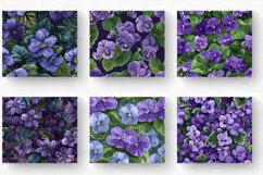 African Violet Flowers Tumbler Wrap, 20oz Skinny Tumbler Wra Product Image 2