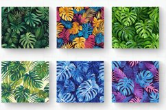 Summer Tropical Leaves Tumbler Wrap, 20oz Skinny Tumbler Wra Product Image 2