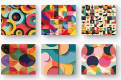 Geometric Shapes Colors Tumbler Wrap, 20oz Skinny Tumbler Wr Product Image 2