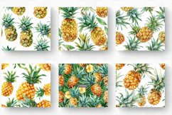 Watercolor Pineapple Tumbler Wrap, 20oz Skinny Tumbler Wraps Product Image 2