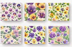 Cute Pansy Floral Garden Tumbler Wrap, 20oz Skinny Tumbler W Product Image 2