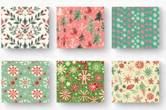 Red and Green Pastel Christmas Tumbler Wrap, 20oz Skinny Tum Product Image 2