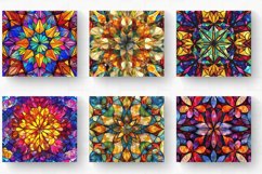 Kaleidoscope Stained Glass Tumbler Wrap, 20oz Skinny Tumbler Product Image 2
