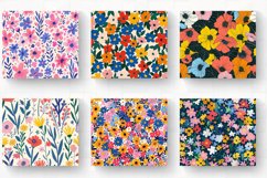 Risograph Flowers Tumbler Wrap, 20oz Skinny Tumbler Wrap Product Image 2