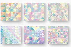 Colorful Pastel Geometric Tumbler Wrap, 20oz Skinny Tumbler Product Image 2
