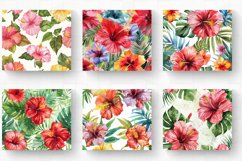 Summer Watercolor Hibiscus Tropical Tumbler Wrap, 20oz Skinn Product Image 2