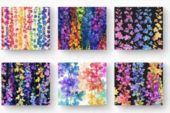 Rainbow Larkspur Flowers Tumbler Wrap, 20oz Skinny Tumbler W Product Image 2