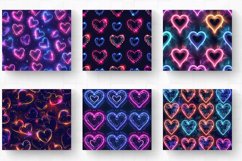 Disco Luxury Glitter Neon Hearts Tumbler Wrap, 20oz Skinny T Product Image 2