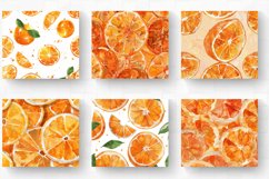 Watercolor Orange Tumbler Wrap, 20oz Skinny Tumbler Wraps Product Image 2