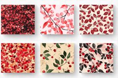 Cherry Leaves Tumbler Wrap, 20oz Skinny Tumbler Wrap Product Image 2