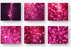Hot Pink Sparkle Bokeh Crafted Tumbler Wrap, 20oz Skinny Tum Product Image 2