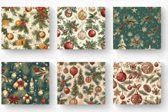 Vintage Christmas Tumbler Wrap, 20oz Skinny Tumbler Wraps Product Image 2