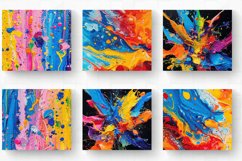 Colorful Paint Splashes Tumbler Wrap, 20oz Skinny Tumbler Wr Product Image 2