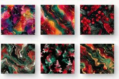 Christmas alcohol Ink Tumbler Wrap, 20oz Skinny Tumbler Wrap Product Image 2