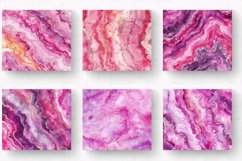 Pink Watercolor Geode Tumbler Wrap, 20oz Skinny Tumbler Wrap Product Image 2